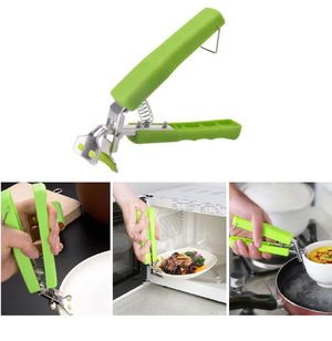 Hot Bowl Holder - Portable Pan Handle - Microwave Tongs