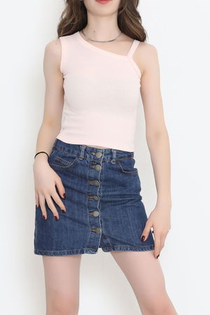 Camisole tank top with straps Powder