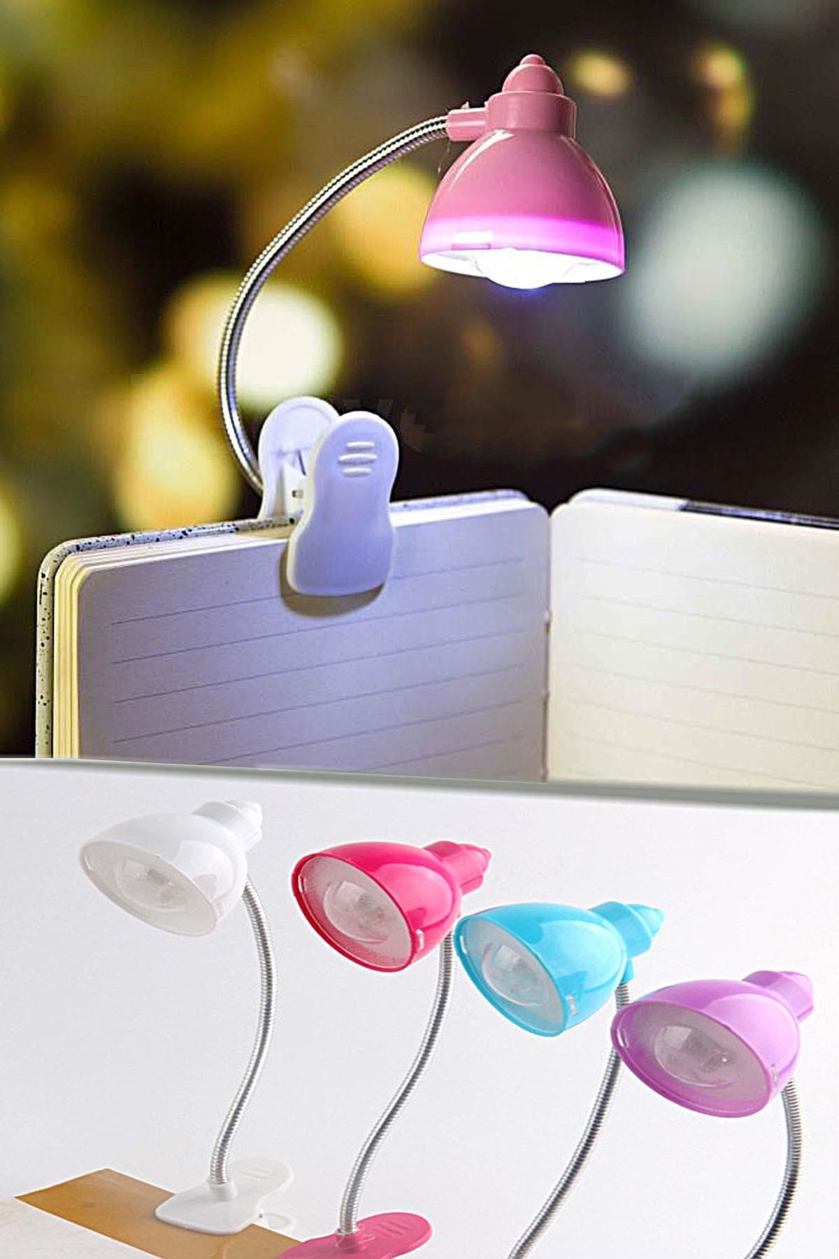 Desktop Clip-on Bendable Book Reading Led Light