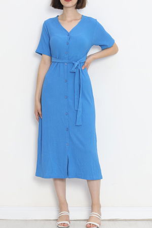 Button Front Dress Saks