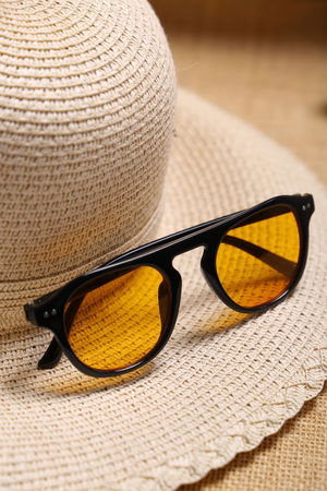 Accessory Glasses Black Orange