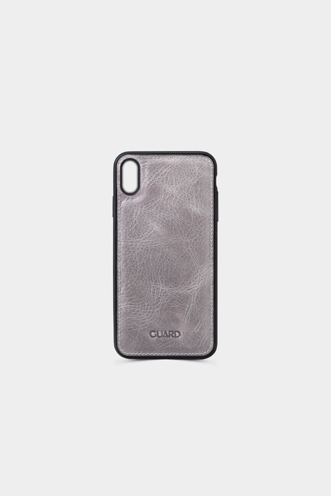 Antique Gray Leather Xs Max Phone Case