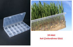 Seed Germination Box 18 Cells Mini Greenhouse