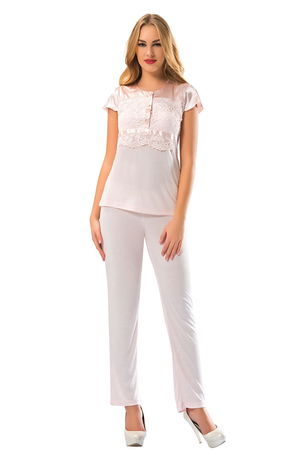 Powder Combed Pajama Set