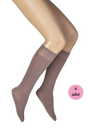 6 Pcs Massage Women Socks Mink 86