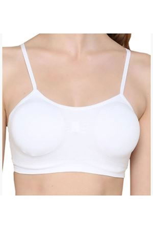 White Women's Padded Recovery Bra Corset