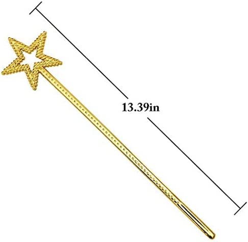 Gold Color Star Fairy Wand Fairy Wand 34 cm 1 Piece