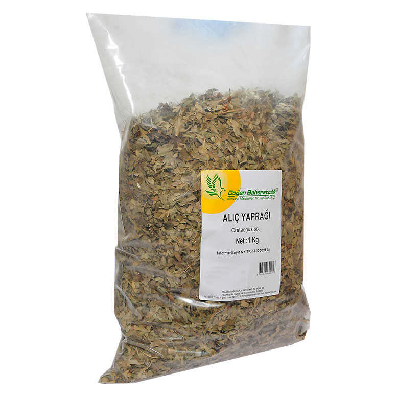 Natural Hawthorn Leaf 1000 Gr Package