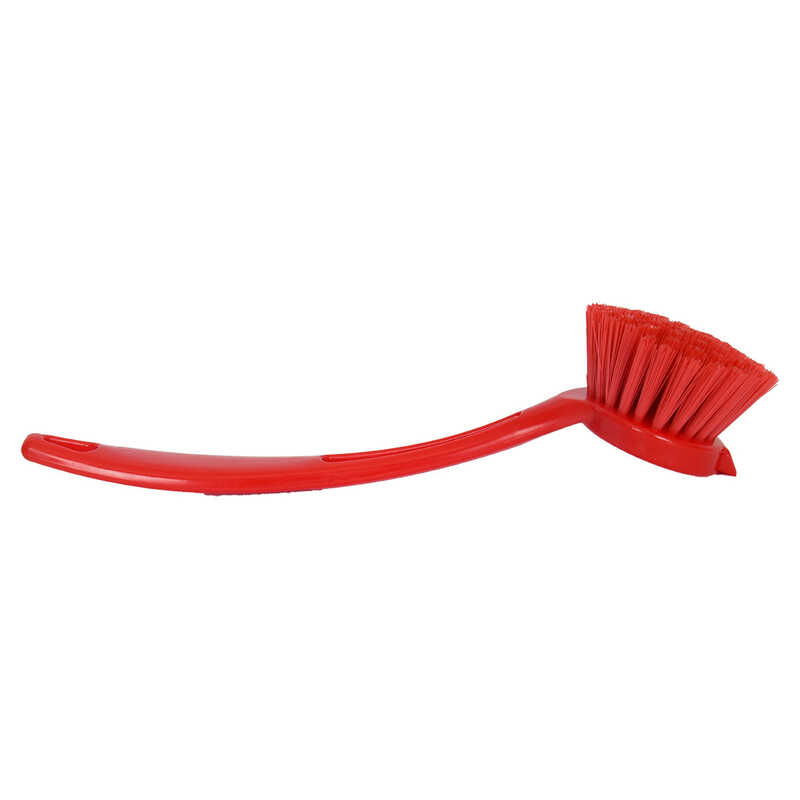 Plastic Handle Sink Bathtub Dish Brush Mixed Color