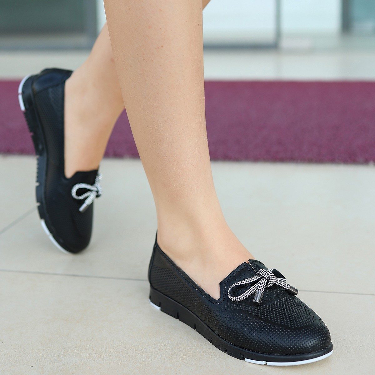 Black Skin Babette Shoes