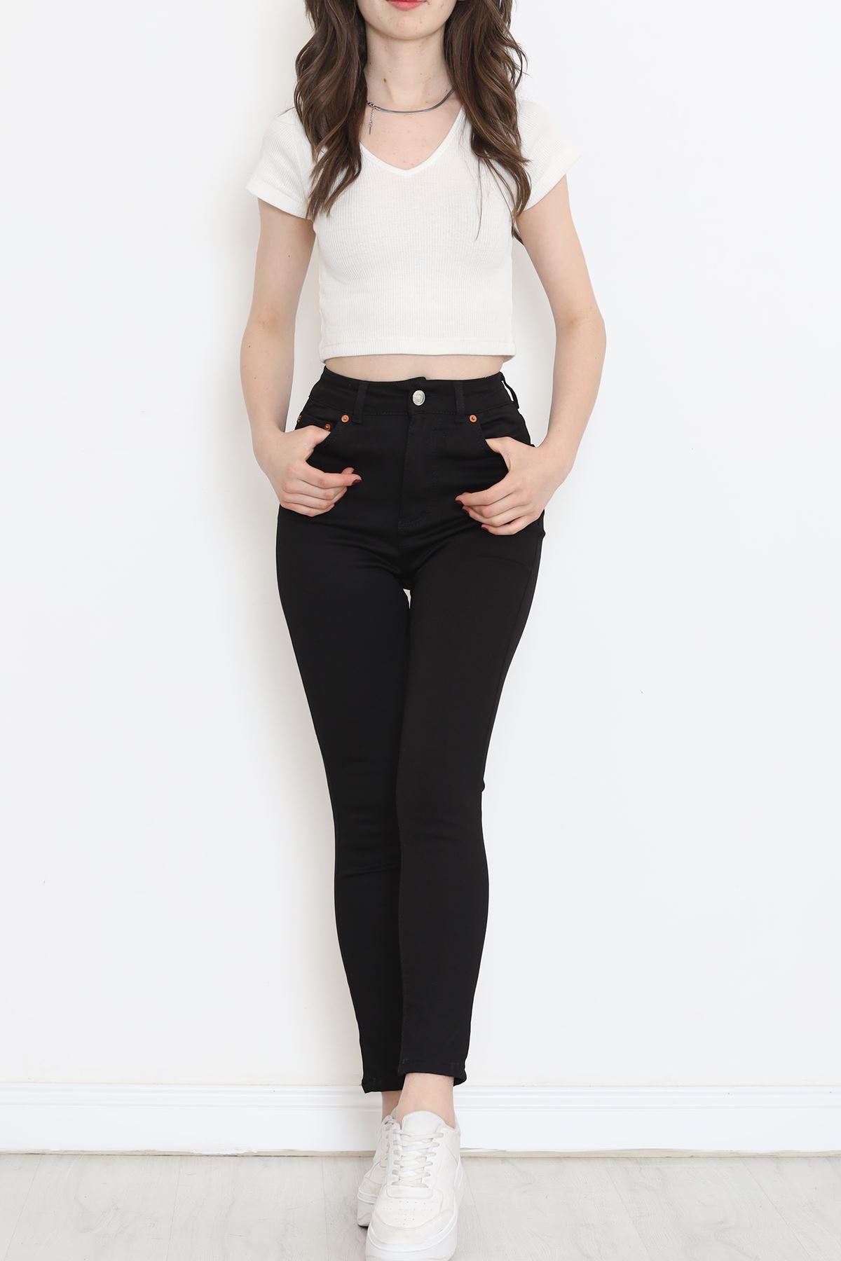 Lycra Jeans Black