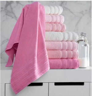 70X140 Towel Set of 4 Pink