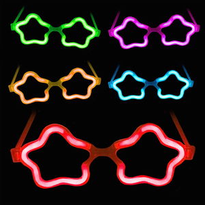 Star Glow Glasses - Star Shaped Glow Stick Goggles - Glow Party Glasses 12Pcs