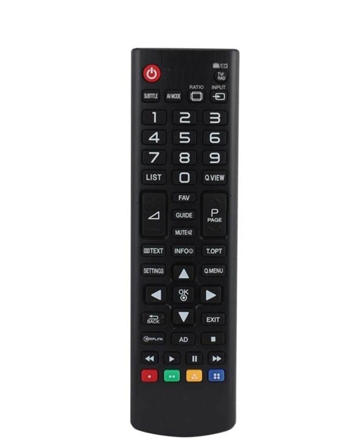 LG RM-L1162C Remote Control - LCD-632