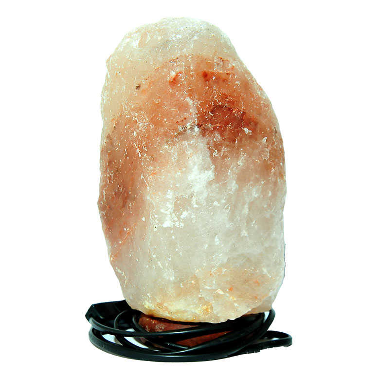 Natural Himalayan Rock Salt Lamp Pink 4-5 Kg with Wired Bulb