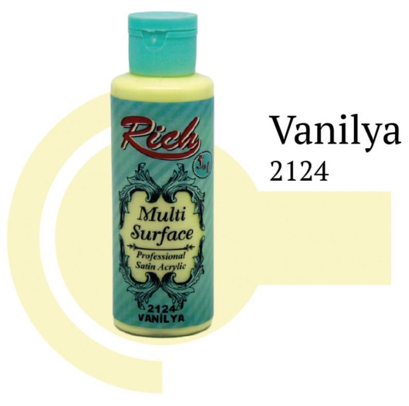 Rich Multi Surface 2124 Vanilla Acrylic Paint 120 cc