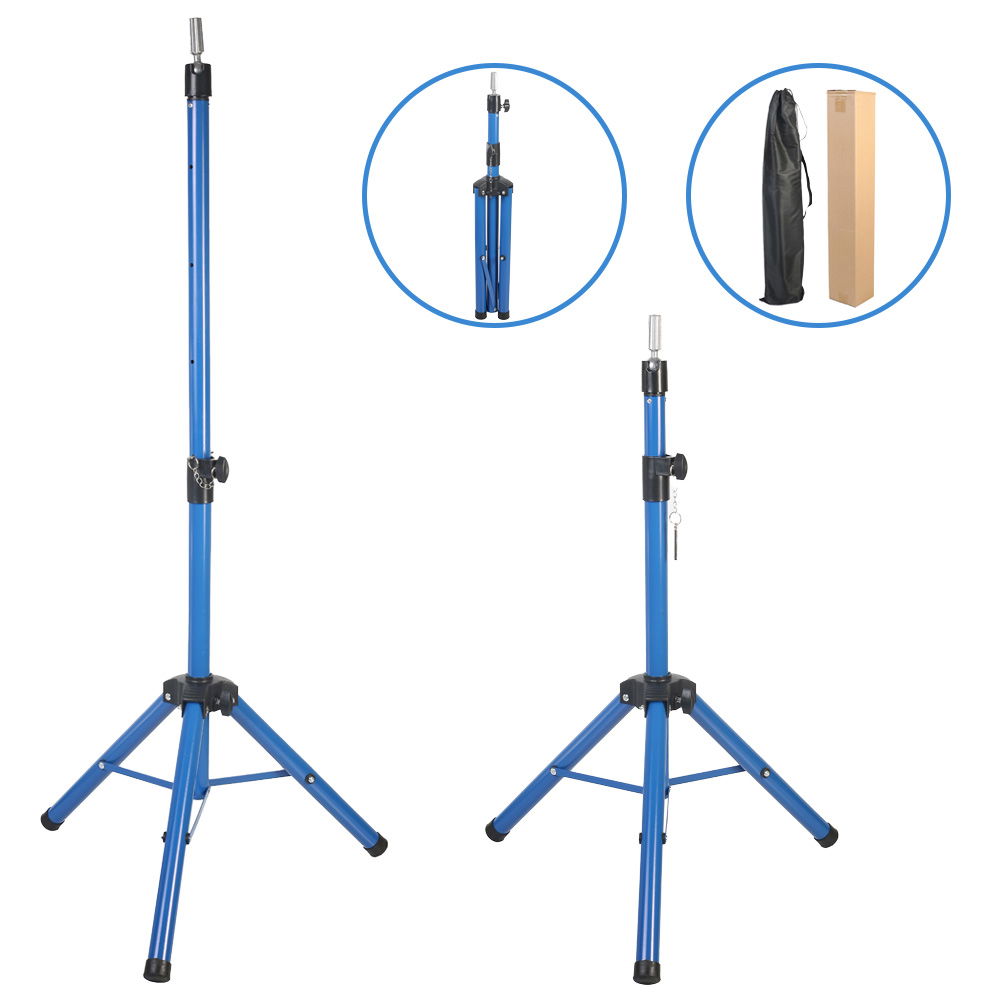 Metal Tripod / Blue + Carrying Case For Custom Hairdresser Training Manikin