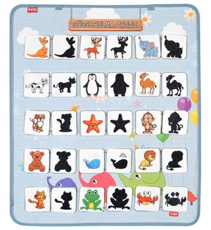 Shadow Finding Game Felt Velcro Wall Board , Educational Toy