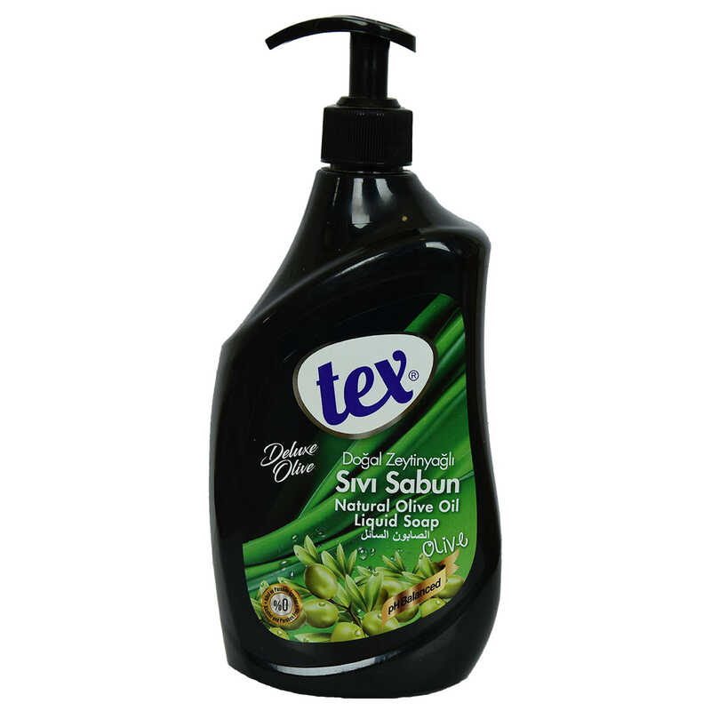 Liquid Hand Soap Natural Olive Oil Delux Olive Alcohol and Paraben Free 750 ML