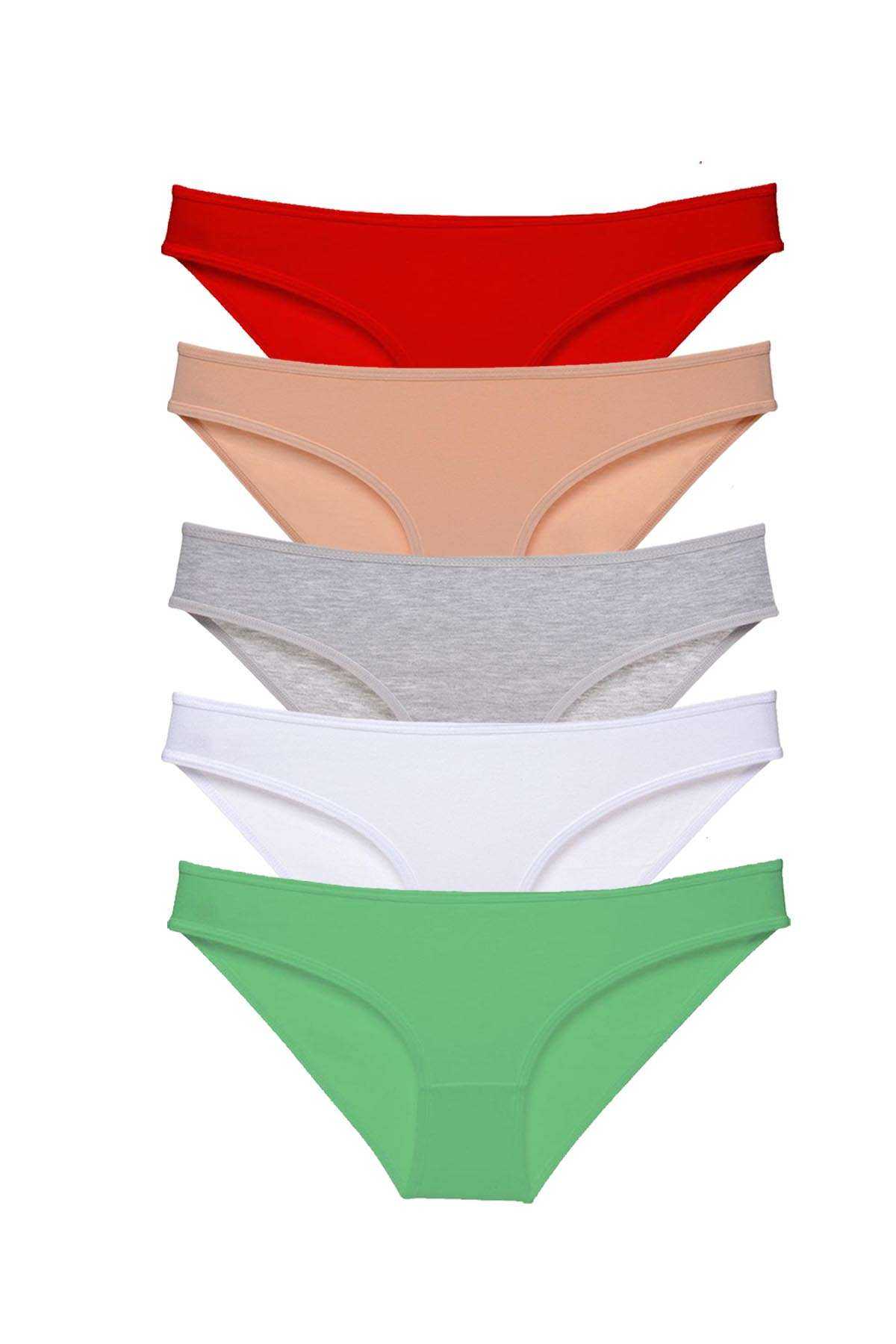 5pcs Super Eco Set Lycra Women Slip Panties 524