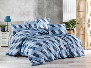 Moda Ranforce Double Duvet Cover Set Cloud