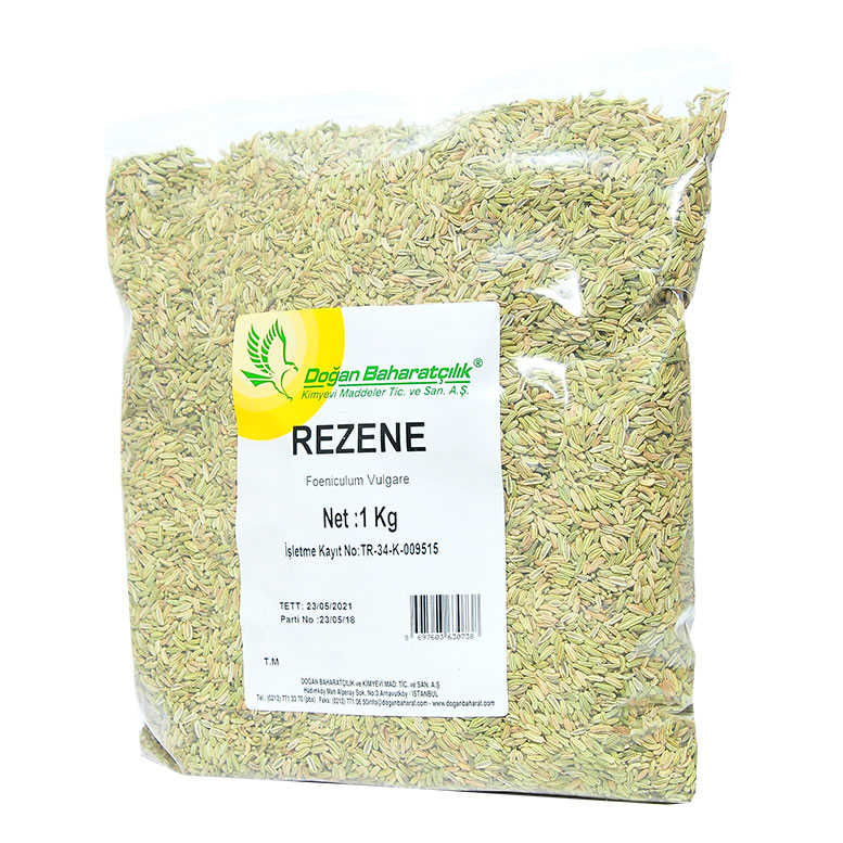 Fennel Natural Grain Fennel Seeds 1000 Gr Package