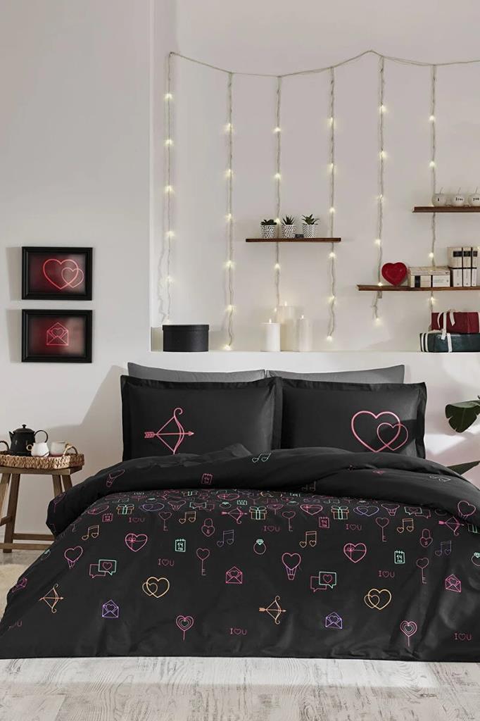 Özdilek Double Ranforce Duvet Cover Gleam Love