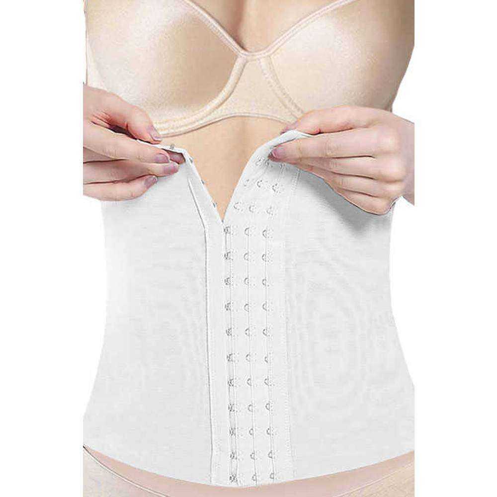 Elite Life Belly Waist Slimming Abdominal Recovery Women's Corset White 886