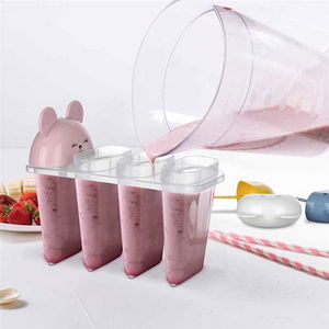 Cute Figured Meybuz Ice Cream Molds 4 Pcs