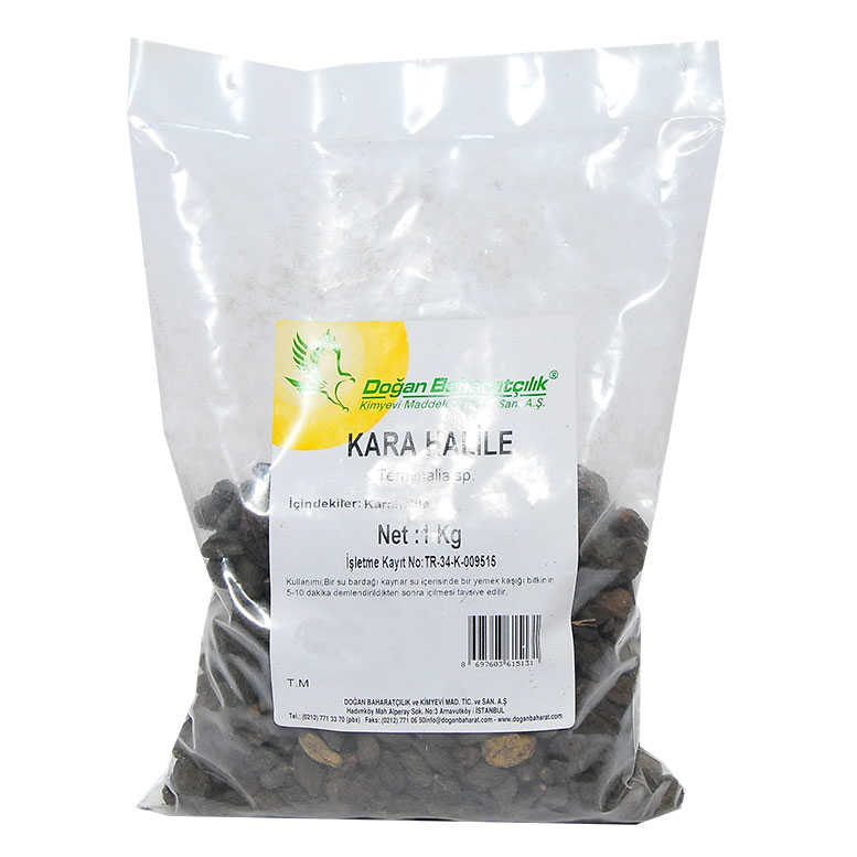 Natural Black Halile 1000 Gr Package