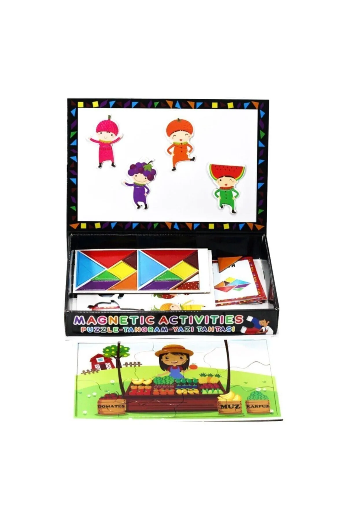 Laço Magnetic Activities Tangram Puzzle Writing Board LC7163