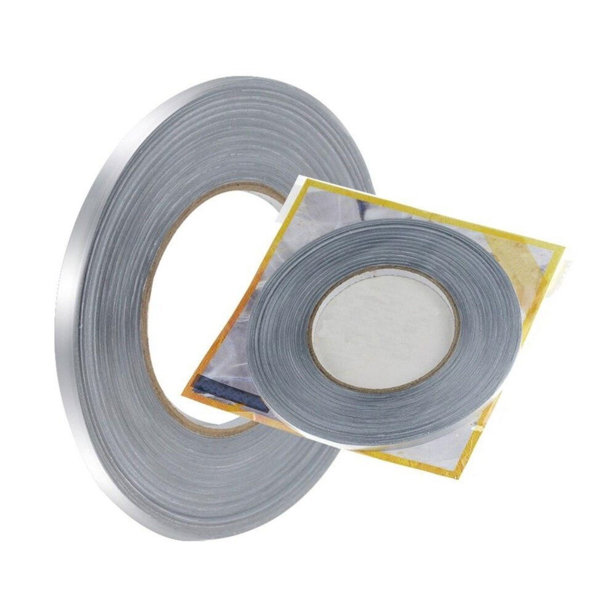 0.5 Cm Thickness Silver Tile Strip Tape 50 Meters Bathroom Joint Decor Tape