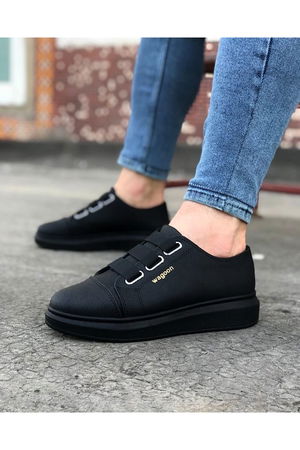 Charcoal Thick Sole Casual Men's Shoes