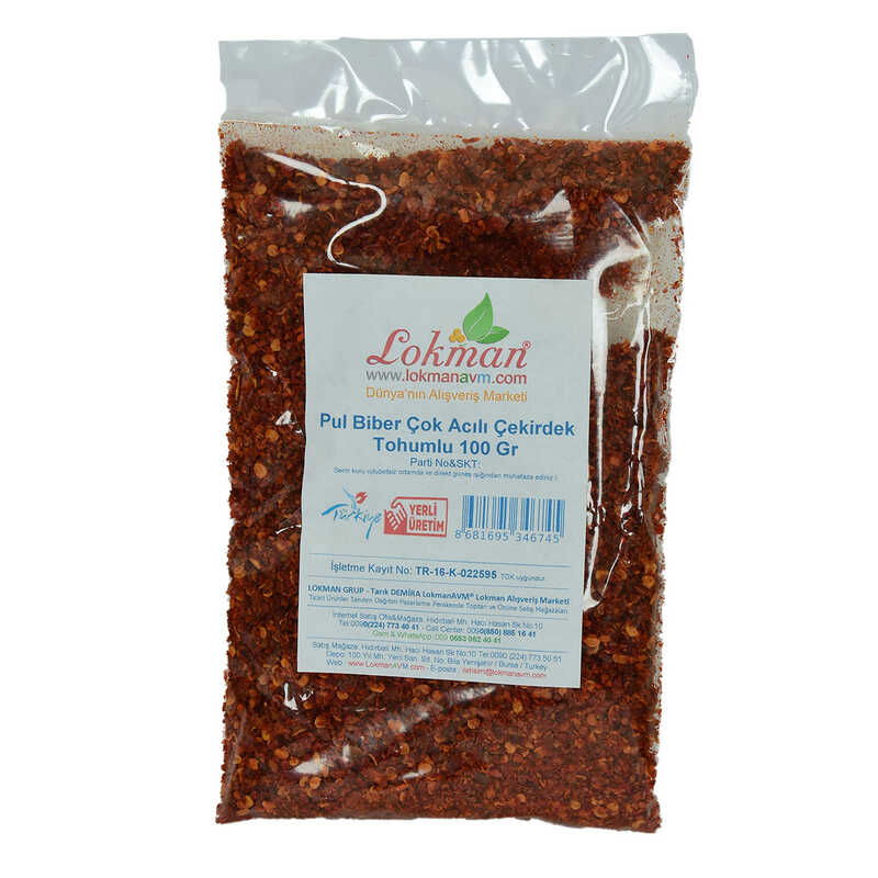 Chili Pepper Very Hot Seeded 100 Gr Package