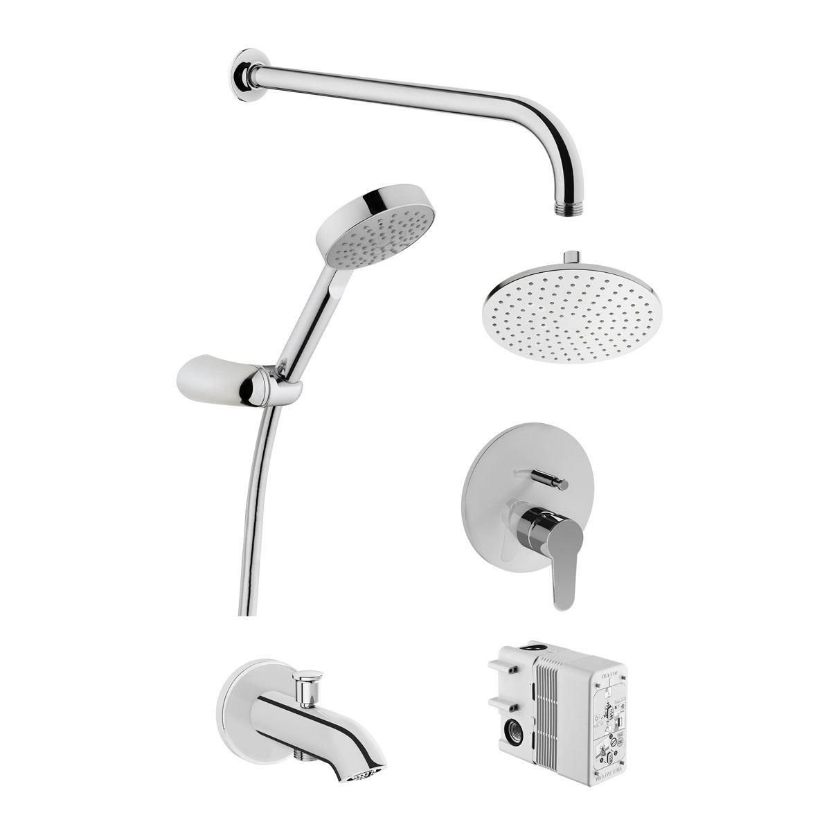 Artema A49247 Win S Built-in Tepe Bathroom Articulated Shower Set