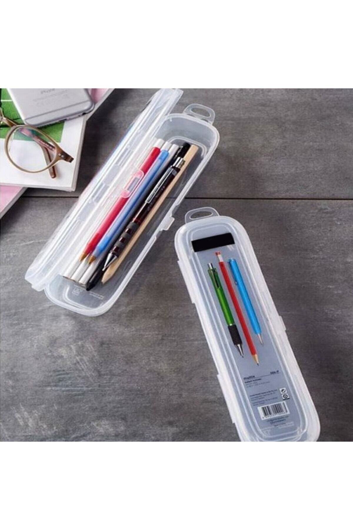 Multi Transparent Lidded Bag Storage - Toothbrush - Makeup Brush - Pencil Case