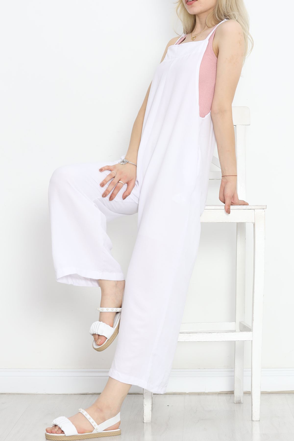 Ayrobin Jumpsuit White