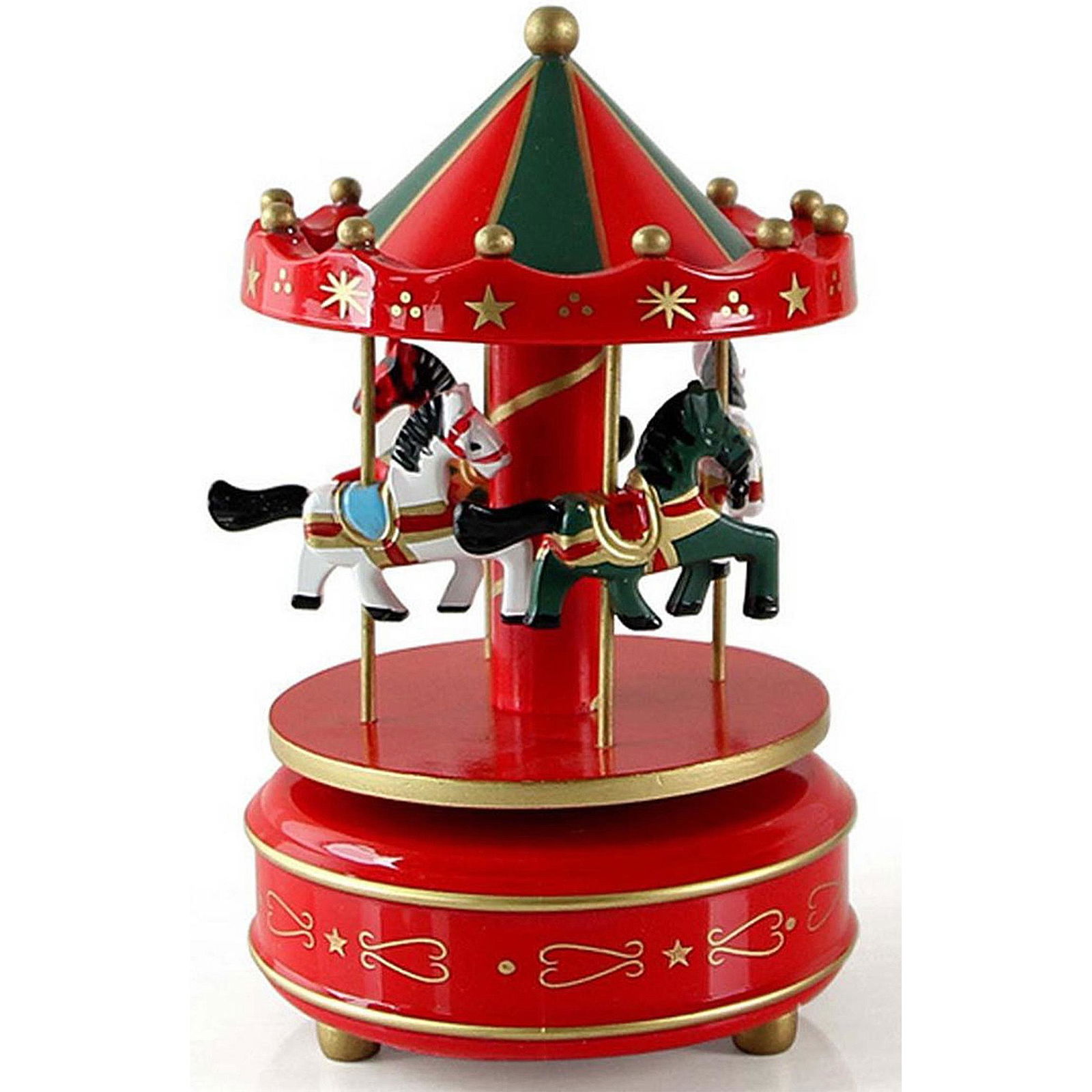 Nostalgic Handmade Carousel Music Box