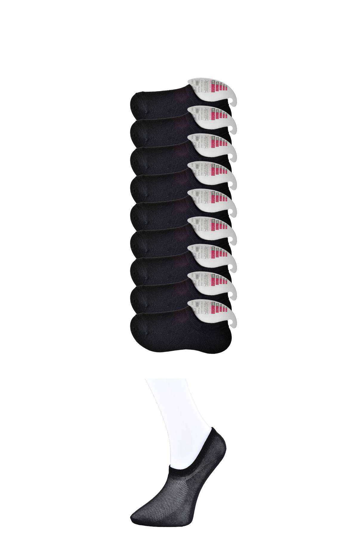 Black Women's Invisible Socks 9 pairs