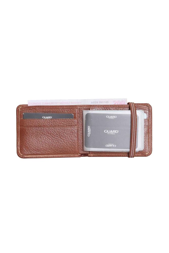 Rubberized Sport Genuine Leather Taba Wallet