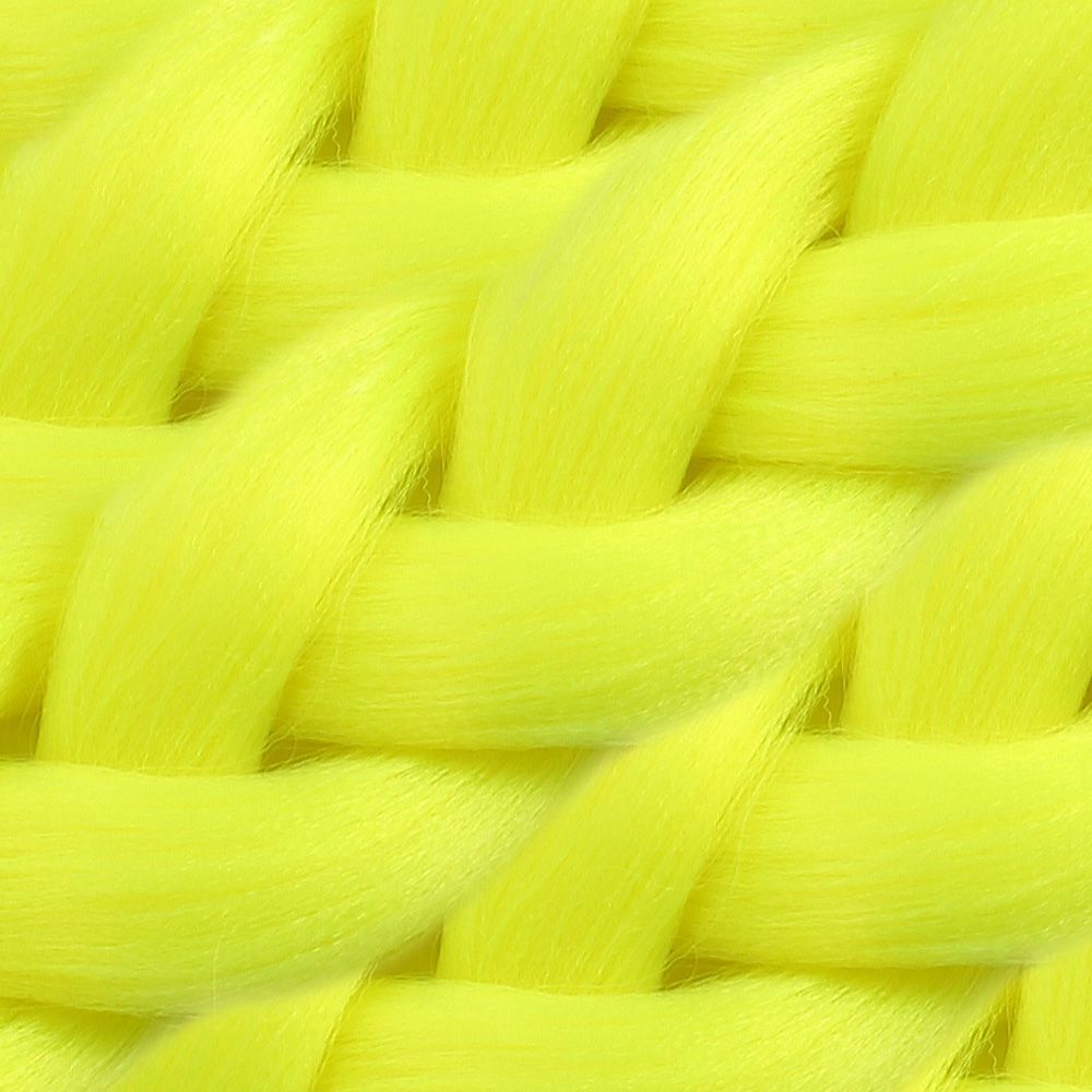 Synthetic Hair / Neon Yellow For Afro Braid And Rasta