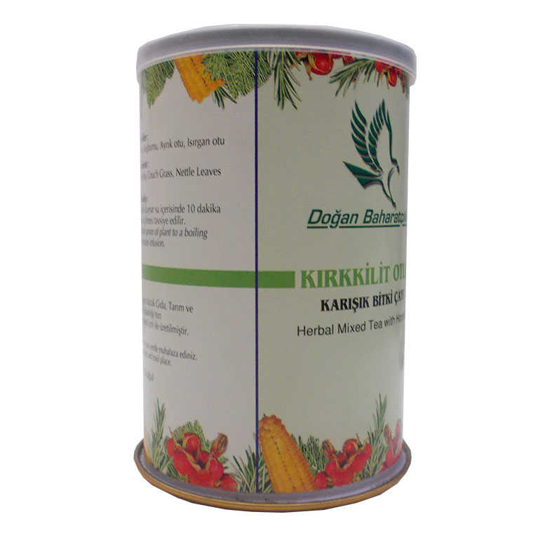 Mixed Herbal Tea with Kirkkilitot 100 Gr Tin Box