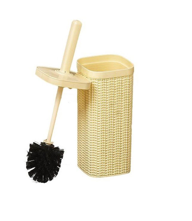 Rattan Wc Toilet Seat Cleaning Brush - Anthracite