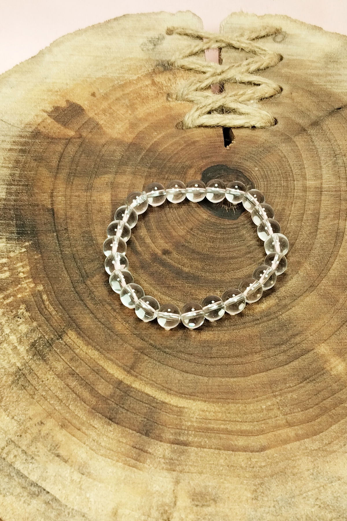 Quartz Natural Stone Bracelet Boxed