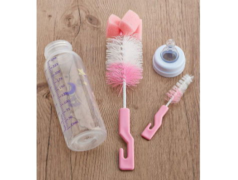 Baby Bottle and Pacifier Cleaning Brush Set