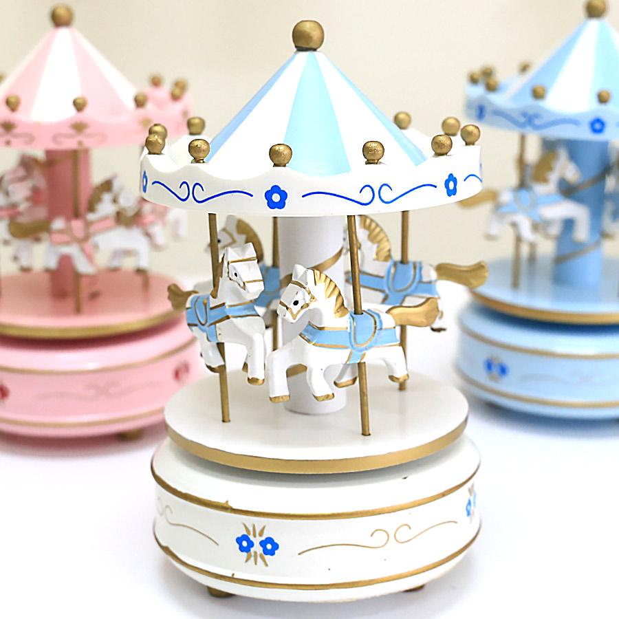 Nostalgic Handmade Carousel Music Box