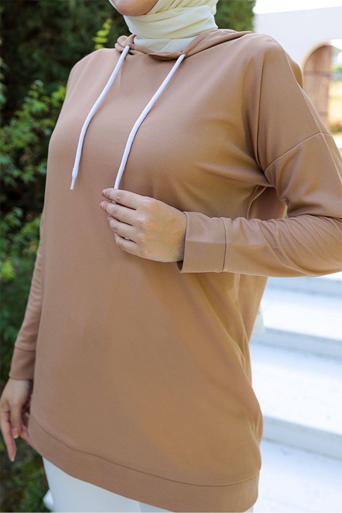 Hooded Tunic Sütlükahve