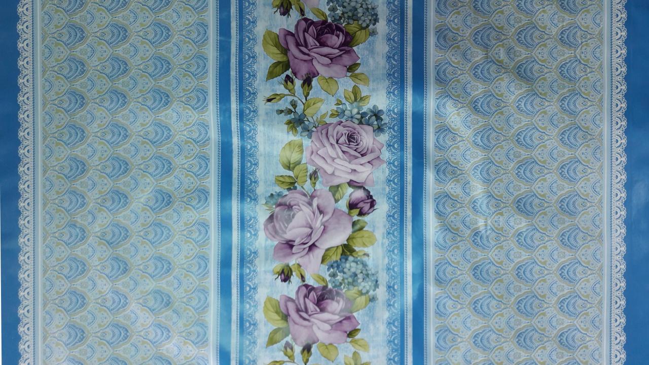 Florista Lisa Blue Tablecloth 1 Meter