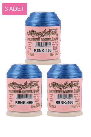 3 Pieces Altinbasak Oya and Lace Floss 20 gr - Turk - No: 466