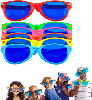 Big Party Glasses Colorful 12 Pcs 27x9 cm